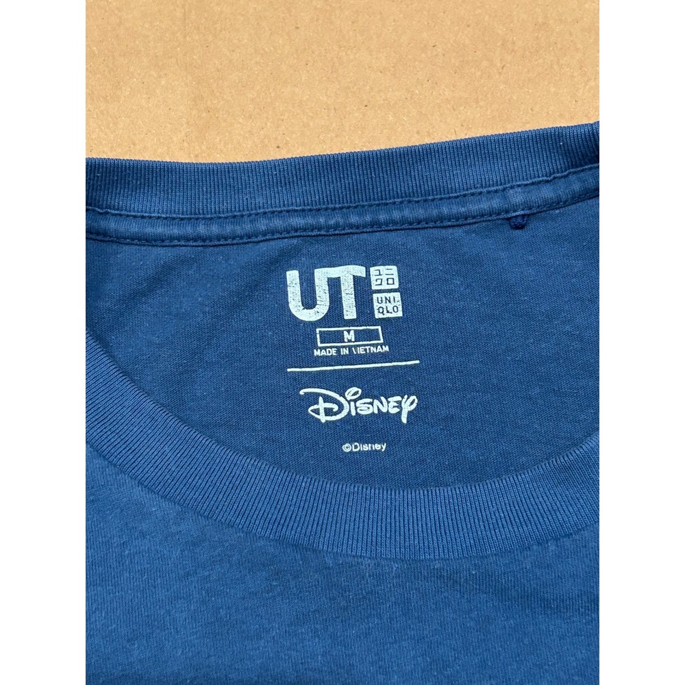 Uniqlo Blue Mickey Mouse Hawaii T-Shirt Mens Medium - Picture 6 of 8